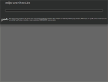 Tablet Screenshot of mijn-architect.be